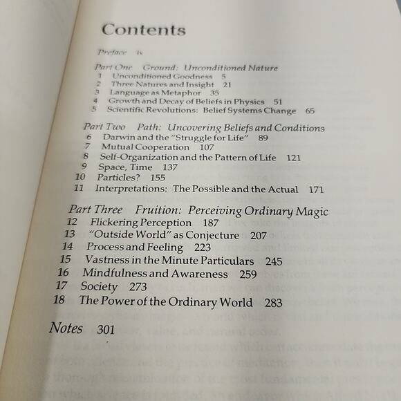 Perceiving Ordinary Magic Science and Intuitive Wisdom by Jeremy W. Hayward - Picture 7 of 13